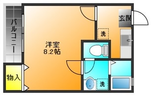 クレフラスト津福東の物件間取画像